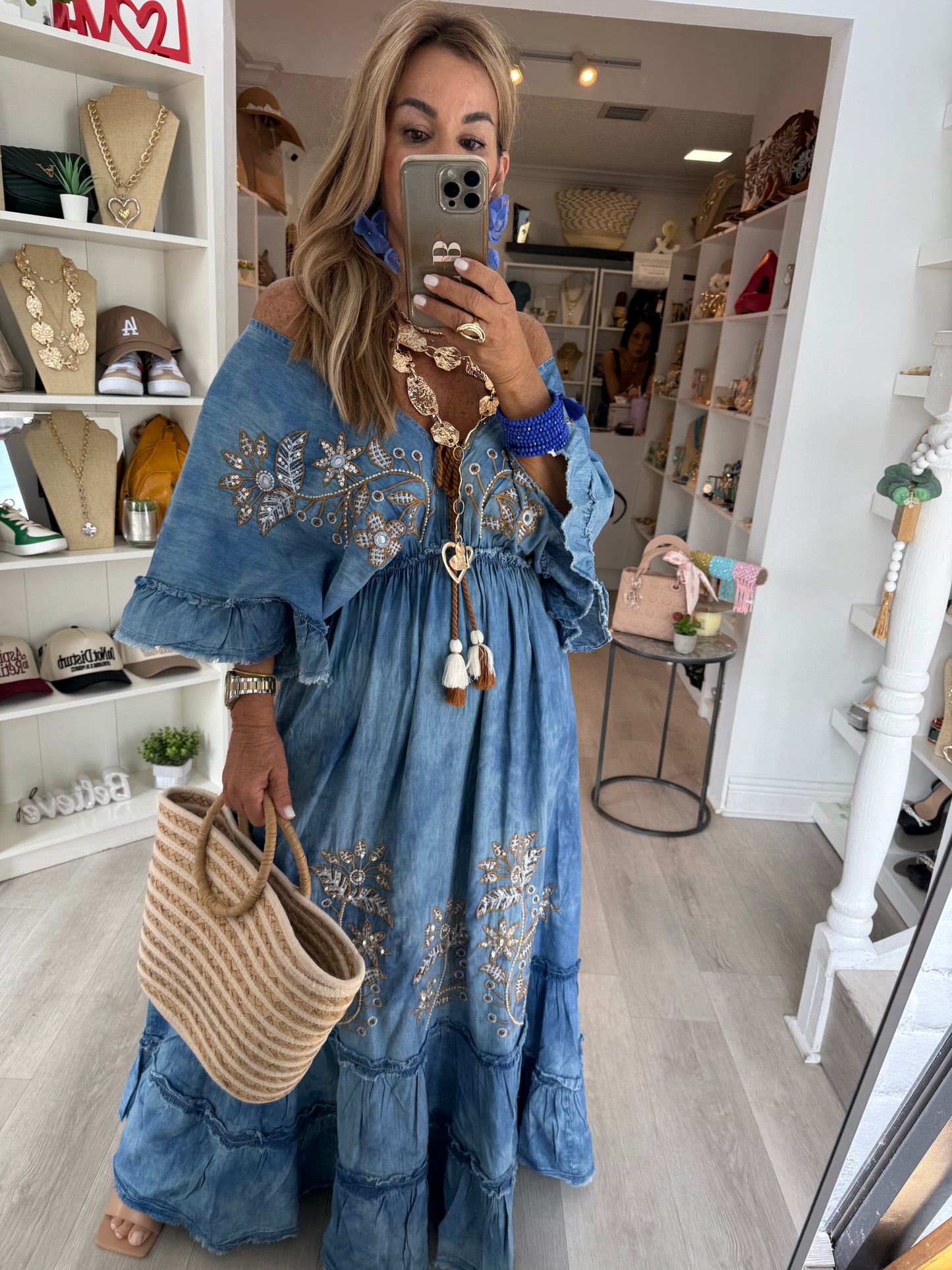 CB 5713 MAXI DRESS