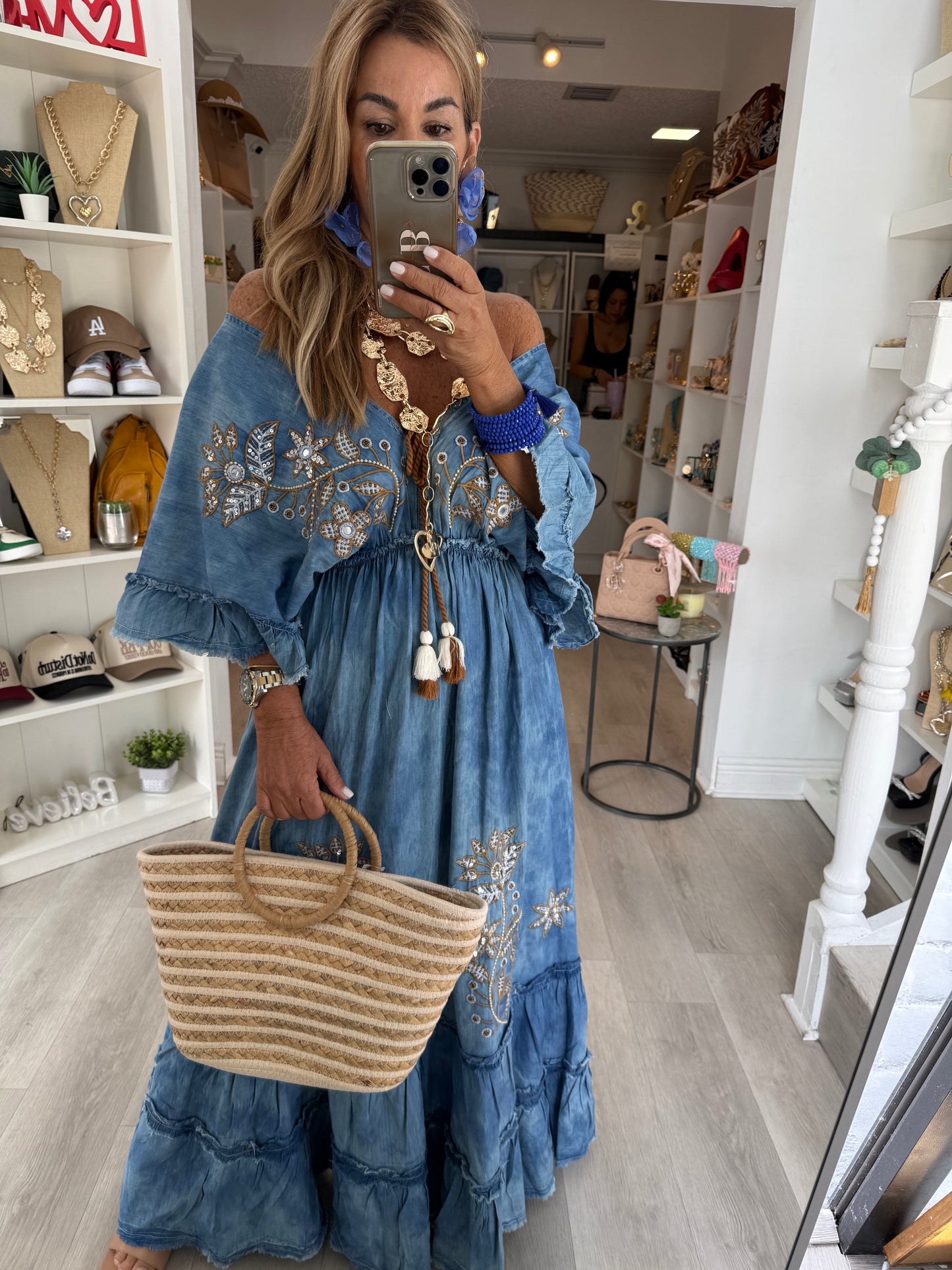 CB 5713 MAXI DRESS