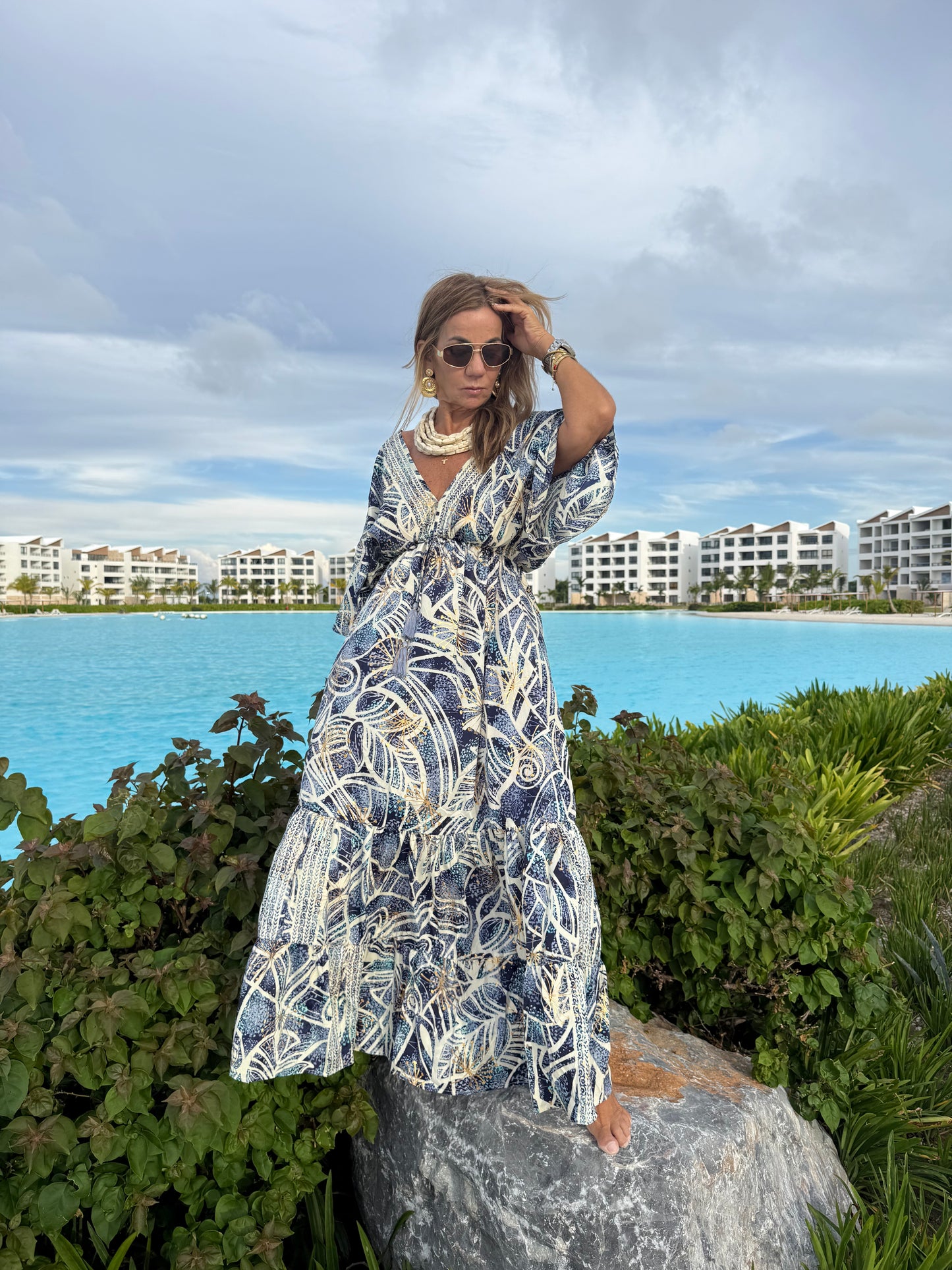 CB 4645 MAXI DRESS