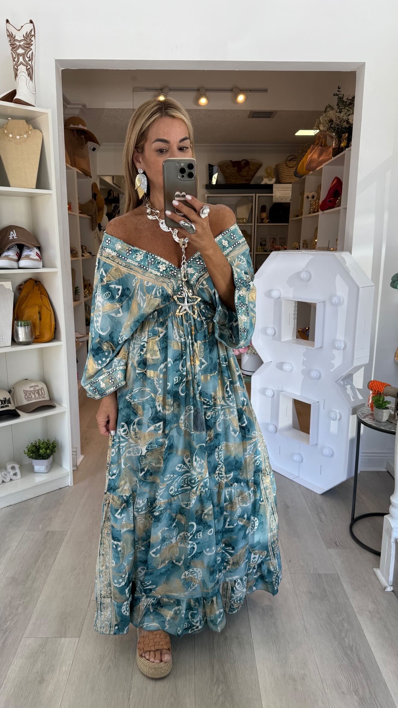 CB 5780 MAXI DRESS