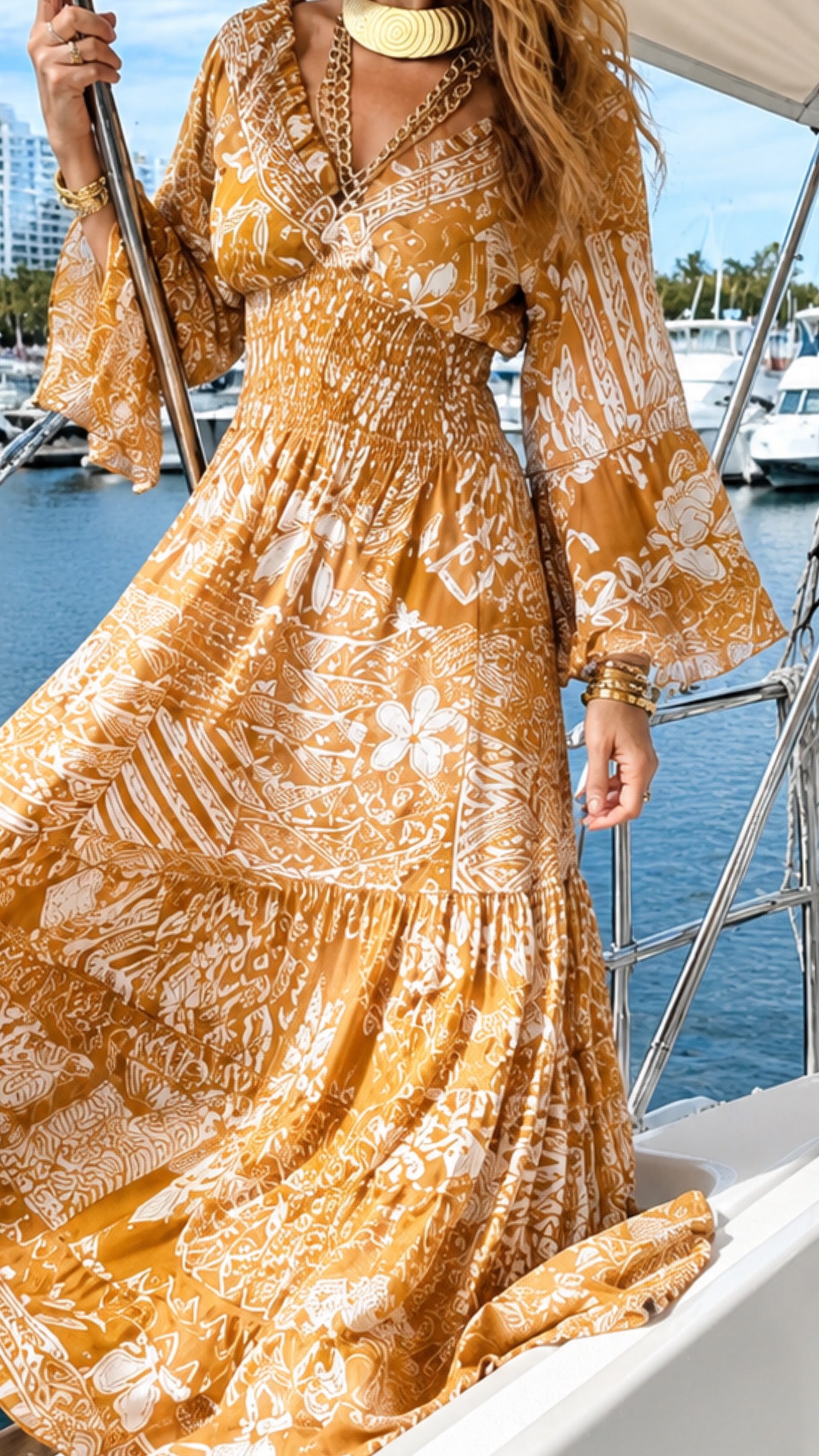 CB 6105 MAXI DRESS