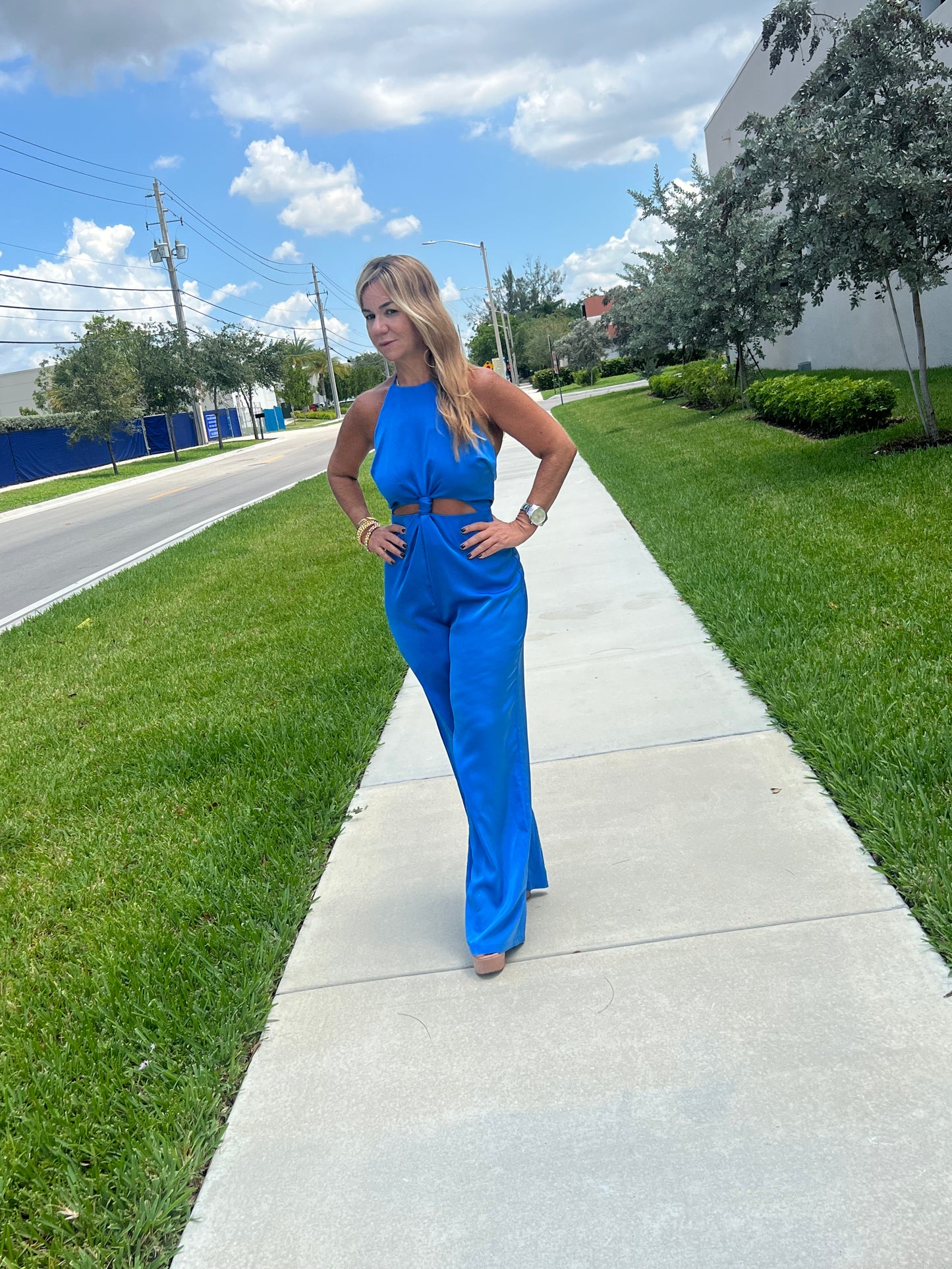 ARIANNA BLUE JUMPER